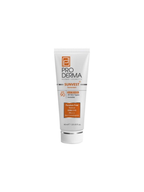 کرم ضد آفتاب و ضد چروک SPF90 انواع پوست پرودرما