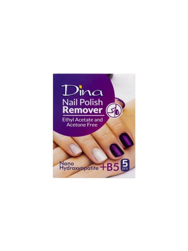 دستمال لاک پاک کن دینا NAIL POLISH REMOVER