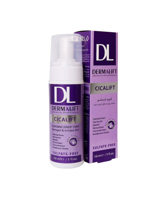 فوم شستشو صورت سیکالیفت درمالیفت مناسب پوست آسیب دیده 150 میلی لیتر