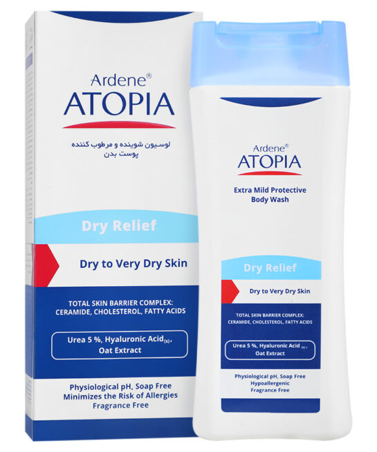 لوسیون شستشو بدن آردن آتوپیا مدل Dry Relief
