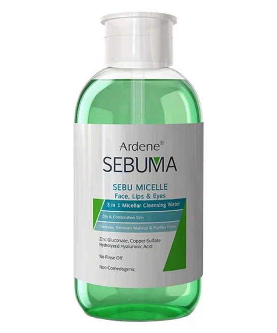 میسلار واتر آردن سبوما مدل 3 در 1 پوست چرب 500 میلی لیتر