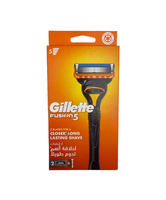 خود تراش ژیلت مدل فیوژن 5 به همراه 2 تیغه یدک