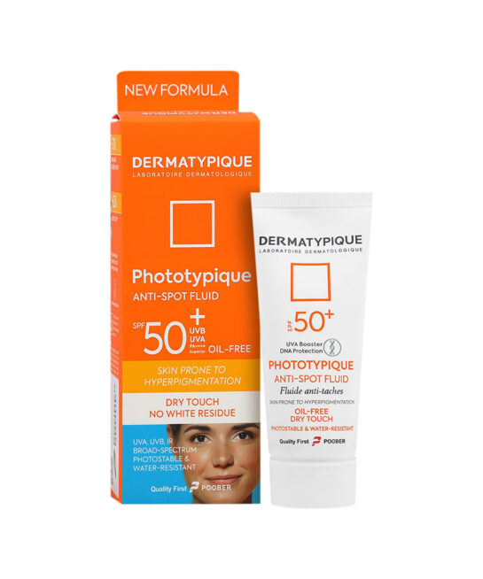 فلوئید ضد آفتاب ضد لک SPF50 درماتیپیک 40 میلی لیتر