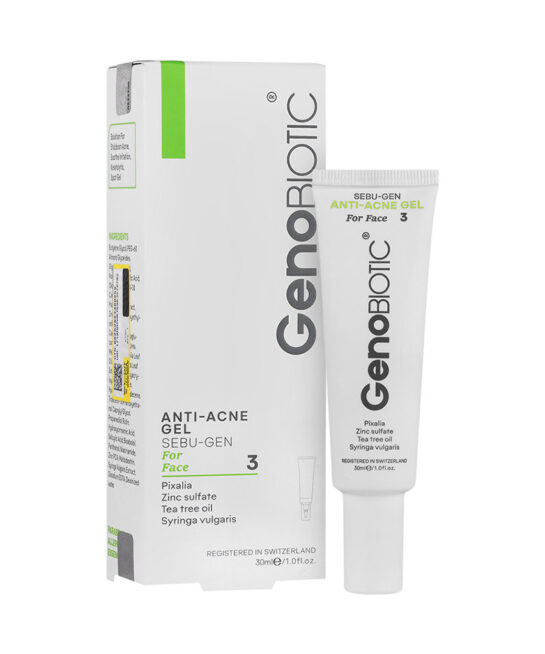 ژل ضد آکنه ژنوبایوتیک حجم 30 میلی لیتر