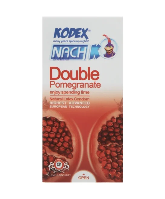 کاندوم کدکس مدل Double Pomegranate بسته 12 عددی