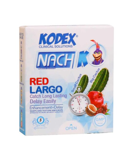 کاندوم کدکس مدل Red Cactus بسته 3 عددی