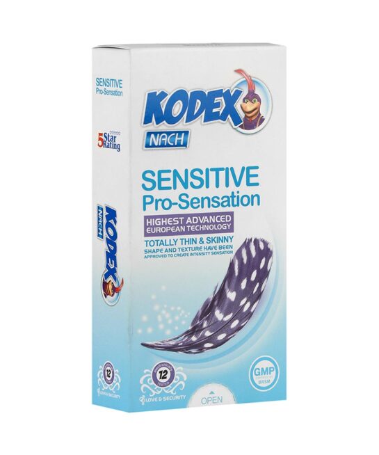 کاندوم کدکس مدل سنسیتیو 12 عددی