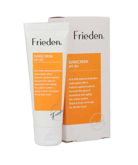 کرم ضد آفتاب بی رنگ فریدن SPF50