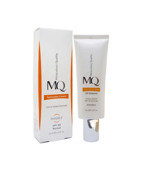 کرم ضد آفتاب نرمال SPF50 ام کیو بی رنگ 55 میلی لیتر