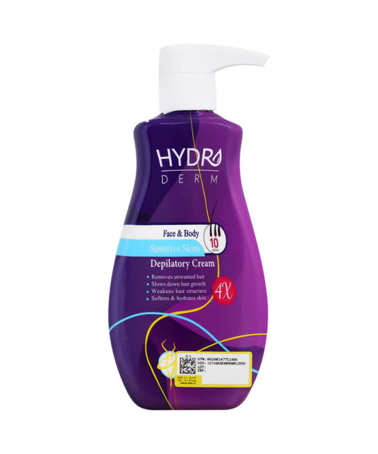 کرم موبر صورت و بدن پوست حساس هیدرودرم 330 میلی لیتر