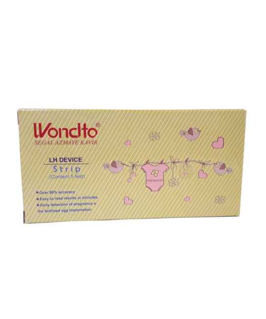تست تخمک گذاری ونسلتو مدل LH بسته 5 عددی