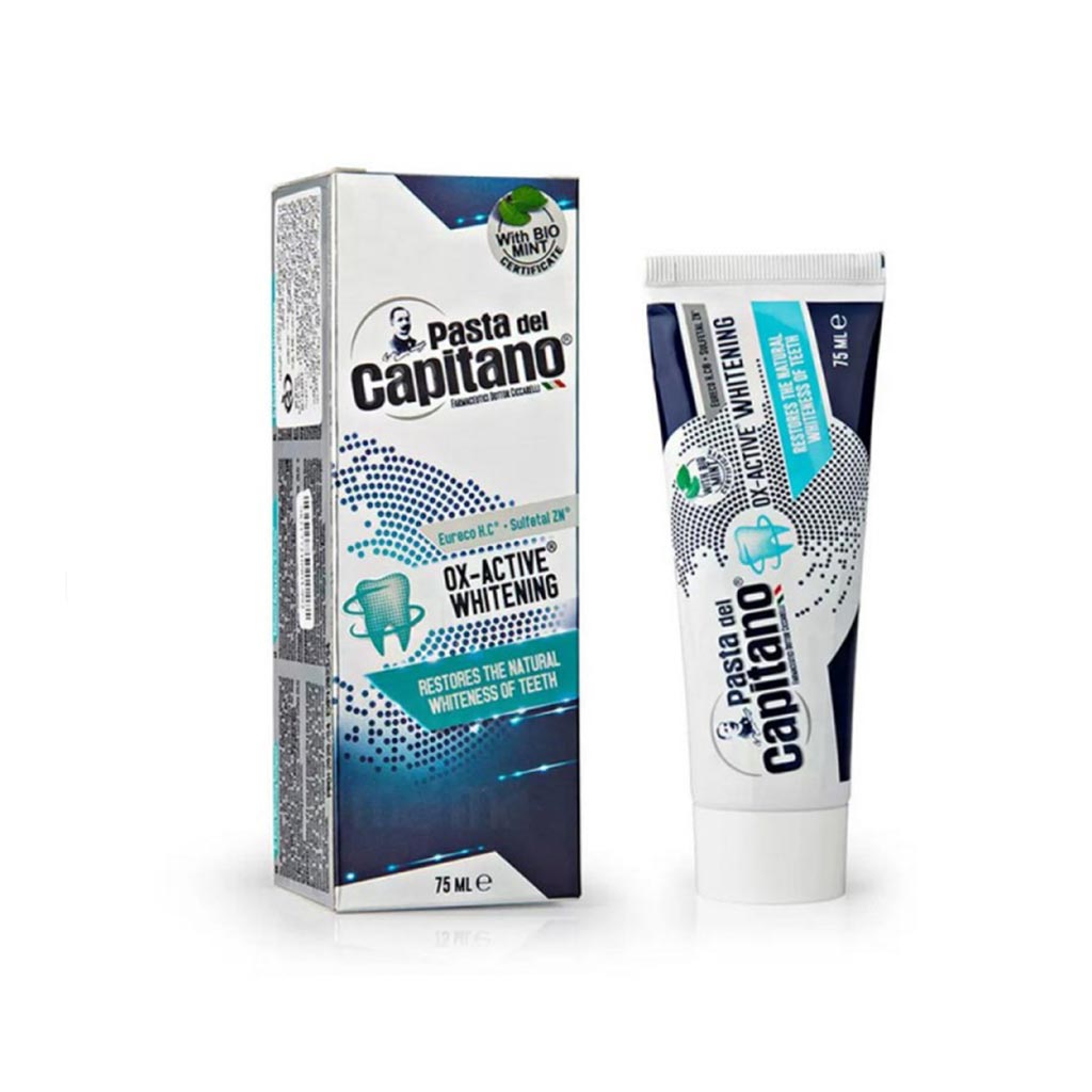 خمیر دندان سفید کننده پاستا دل کاپیتانو 75 میلی لیتر