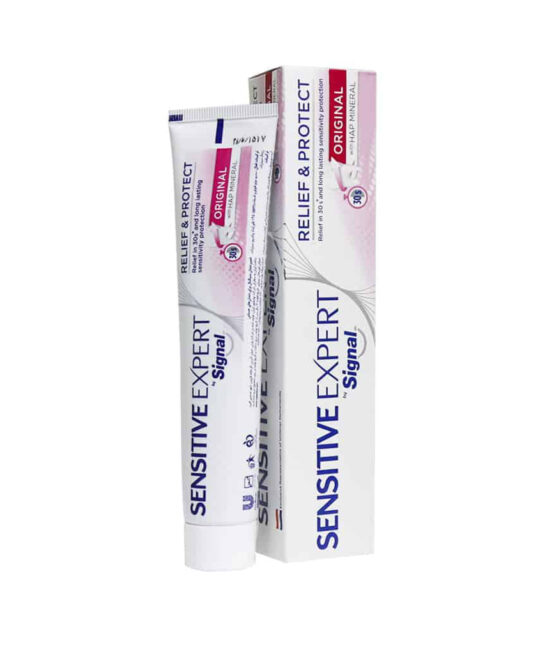 خمیر دندان سنستیو اکسپرت سیگنال مدل Original حجم 100 گرم