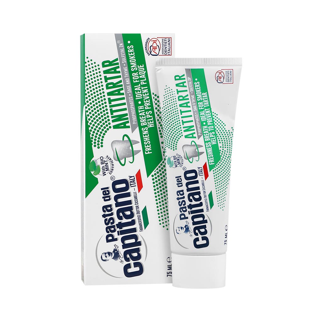 خمیر دندان ضد جرم پاستا دل کاپیتانو با طعم نعناع 75 میلی لیتر
